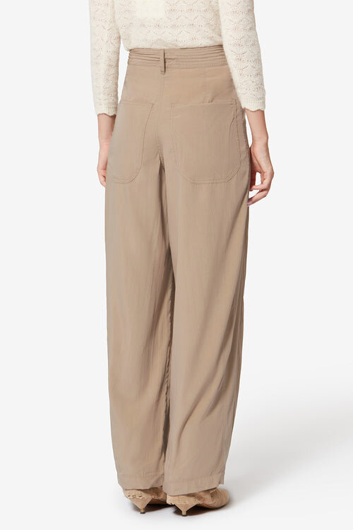 Inaya Wide-Leg Layered Waistband Pants Inaya Wide-Leg Layered Waistband Pants