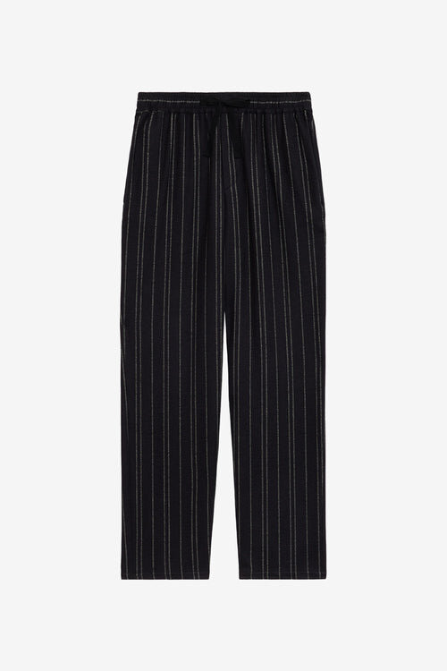 Isaki Striped Cotton Pants Isaki Striped Cotton Pants