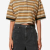Isalyne Striped Cotton Piqué Polo Shirt Isalyne Striped Cotton Piqué Polo Shirt