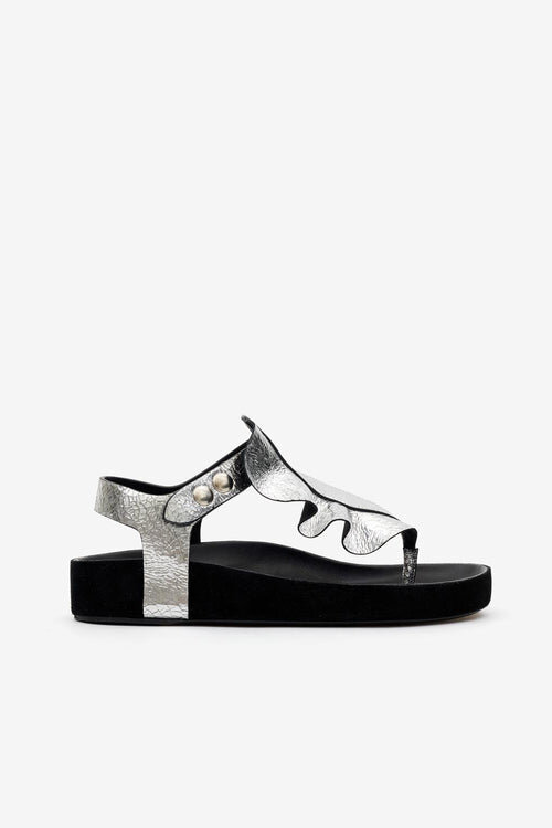 Isela Flat Leather Sandals Isela Flat Leather Sandals