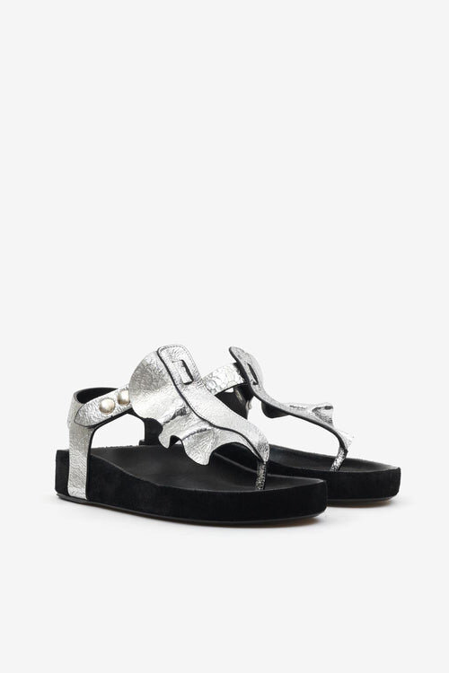 Isela Flat Leather Sandals Isela Flat Leather Sandals