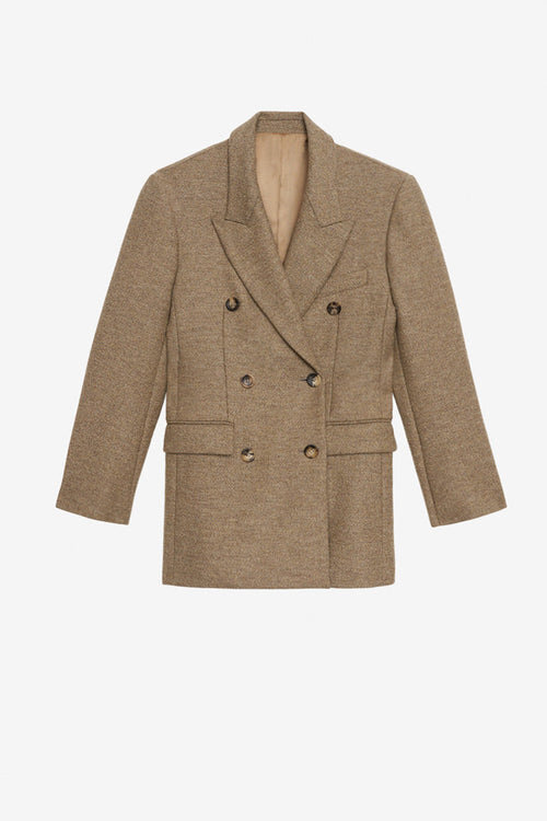 Isidora Flecked Wool Coat Isidora Flecked Wool Coat