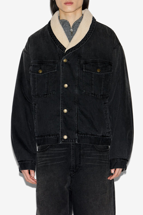 Jackson Denim and Faux Fur Jacket Jackson Denim and Faux Fur Jacket