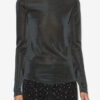 Jadia Lurex Stand-Up Collar Top Jadia Lurex Stand-Up Collar Top