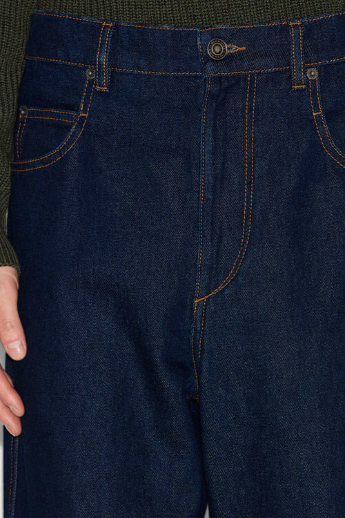 Jameson Wide-Leg Raw Denim Jeans Jameson Wide-Leg Raw Denim Jeans