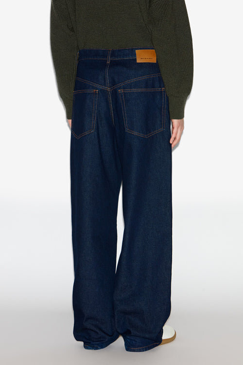 Jameson Wide-Leg Raw Denim Jeans Jameson Wide-Leg Raw Denim Jeans