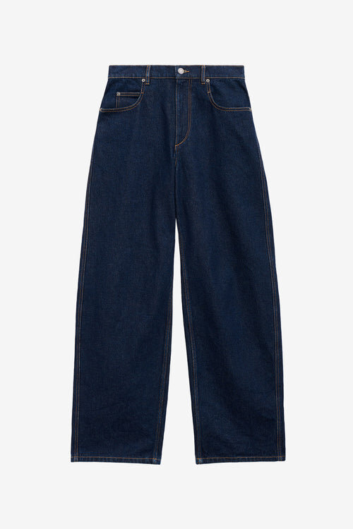 Jameson Wide-Leg Raw Denim Jeans Jameson Wide-Leg Raw Denim Jeans