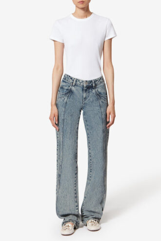 Jaylis Washed Denim Bootcut Jeans Jaylis Washed Denim Bootcut Jeans