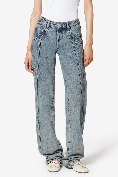 Jaylis Washed Denim Bootcut Jeans Jaylis Washed Denim Bootcut Jeans