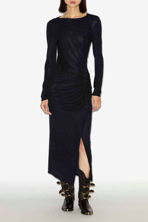 Jelina Long Draped Jersey Dress Jelina Long Draped Jersey Dress