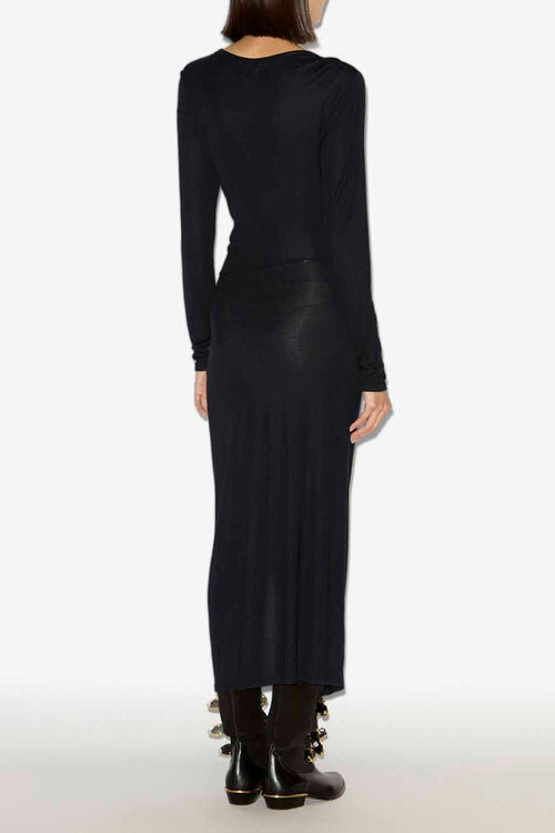 Jelina Long Draped Jersey Dress Jelina Long Draped Jersey Dress