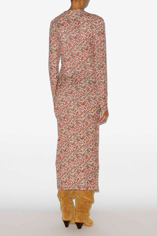 Jelina Long Draped Jersey Dress Jelina Long Draped Jersey Dress