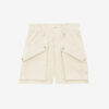 Jemmy Workwear Style Shorts in Plain-Colored Cotton Jemmy Workwear Style Shorts in Plain-Colored Cotton