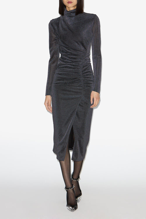 Jenisa Long Lurex Dress Jenisa Long Lurex Dress