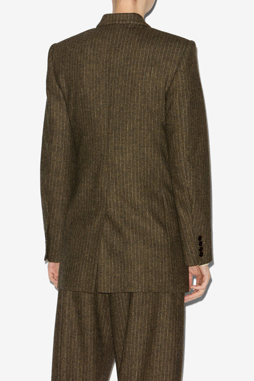 Jevima Striped Wool Suit Jacket Jevima Striped Wool Suit Jacket