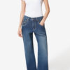 Jeyda Topstitched Denim Jeans Jeyda Topstitched Denim Jeans