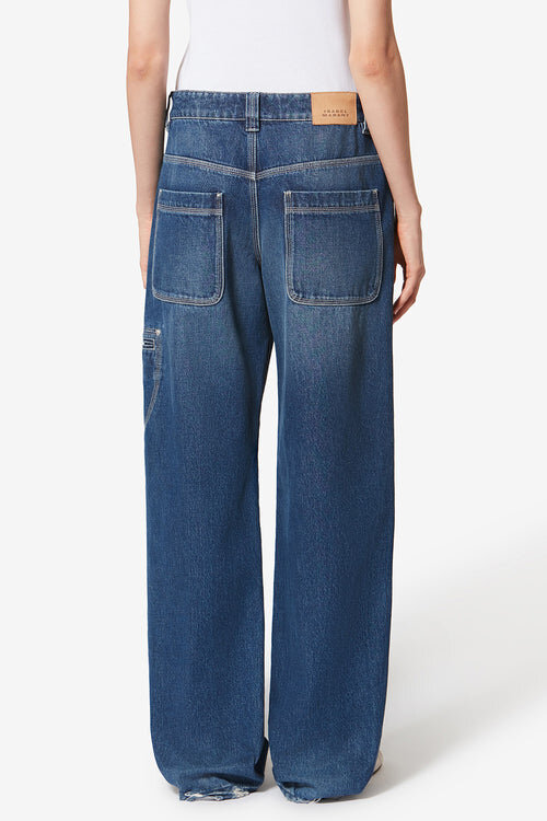 Jeyda Topstitched Denim Jeans Jeyda Topstitched Denim Jeans