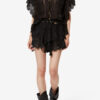 Jocadia Cotton and Floral Lace Shorts Jocadia Cotton and Floral Lace Shorts