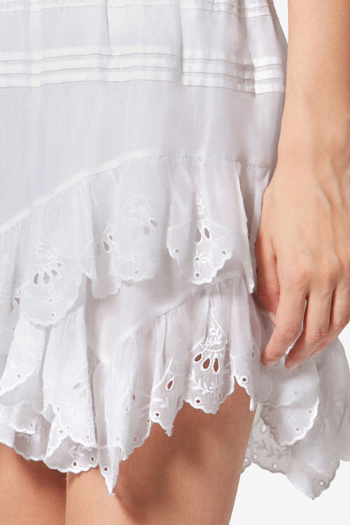 Jocadia Cotton and Floral Lace Shorts Jocadia Cotton and Floral Lace Shorts