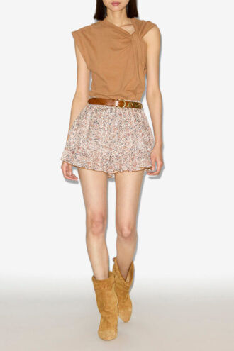 Jocadia Frilly Printed Cotton Shorts