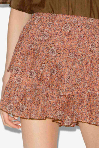 Jocadia Frilly Printed Cotton Shorts