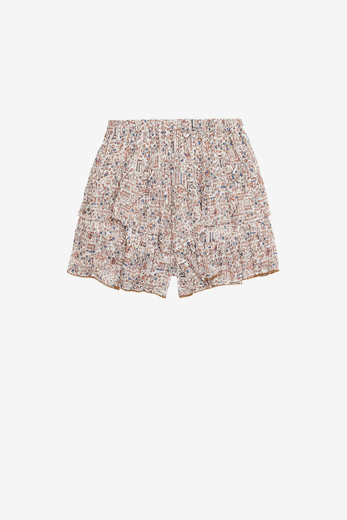 Jocadia Frilly Printed Cotton Shorts Jocadia Frilly Printed Cotton Shorts
