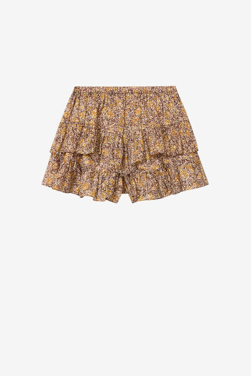 Jocadia Printed Organic Cotton Voile Shorts Jocadia Printed Organic Cotton Voile Shorts