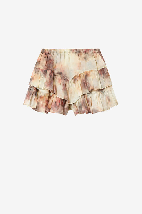 Jocadia Printed Organic Cotton Voile Shorts Jocadia Printed Organic Cotton Voile Shorts