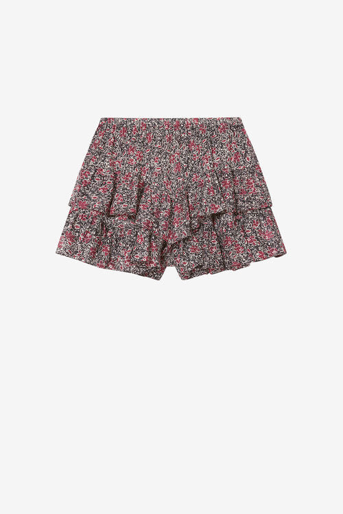 Jocadia Printed Organic Cotton Voile Shorts Jocadia Printed Organic Cotton Voile Shorts