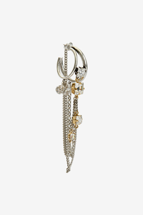 Jodie Double Hoop and Pendant Earring Jodie Double Hoop and Pendant Earring