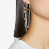 Jodie Double Hoop and Pendant Earring Jodie Double Hoop and Pendant Earring