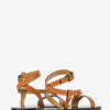 Jopee Flat Studded Leather Sandals