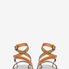 Jopee Flat Studded Leather Sandals