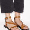 Jopee Flat Studded Leather Sandals