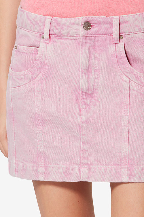 Juana Short Faded Denim Skirt Juana Short Faded Denim Skirt