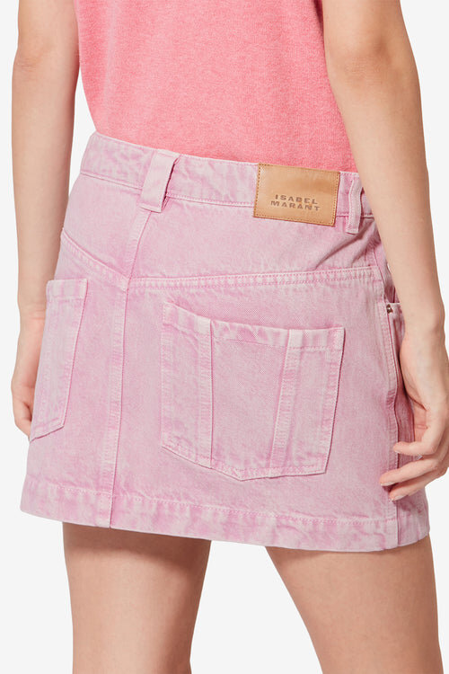 Juana Short Faded Denim Skirt Juana Short Faded Denim Skirt
