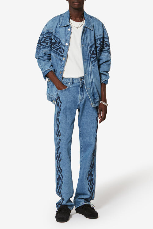 Julian Embroidered Denim Jacket Julian Embroidered Denim Jacket