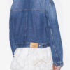 Julie Short Workwear Style Jacket in Plain-Colored Denim