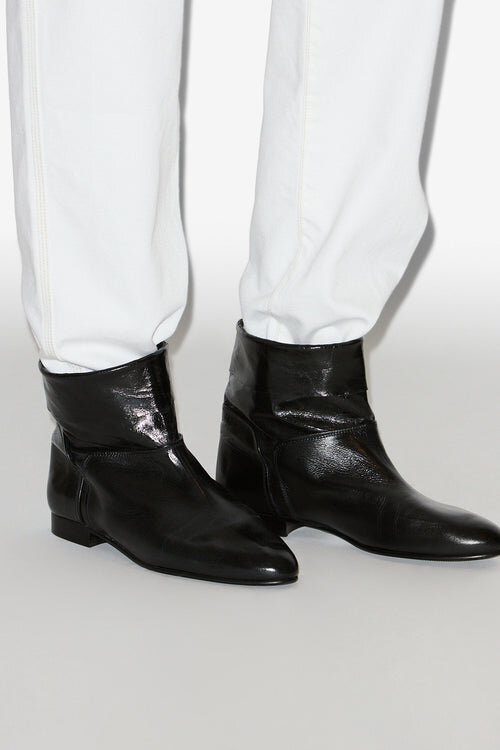 Juoza Flat Patent Leather Boots Juoza Flat Patent Leather Boots