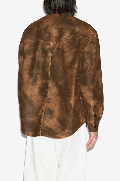 Kadrian Faux Leather Shirt Kadrian Faux Leather Shirt