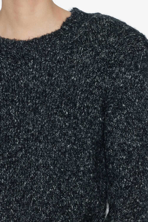 Kalo Sweater in Plain-Colored Fluffy Knit Kalo Sweater in Plain-Colored Fluffy Knit