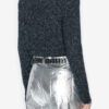Kalo Sweater in Plain-Colored Fluffy Knit Kalo Sweater in Plain-Colored Fluffy Knit