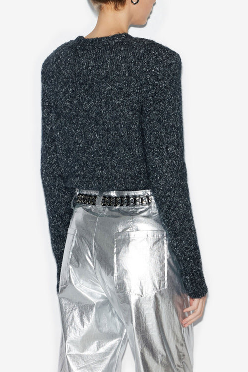 Kalo Sweater in Plain-Colored Fluffy Knit Kalo Sweater in Plain-Colored Fluffy Knit