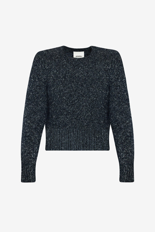 Kalo Sweater in Plain-Colored Fluffy Knit Kalo Sweater in Plain-Colored Fluffy Knit