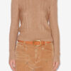 Kalyn Fitted Cotton and Wool Sweater Kalyn Fitted Cotton and Wool Sweater