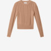 Kalyn Fitted Cotton and Wool Sweater Kalyn Fitted Cotton and Wool Sweater