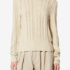 Kalyn Openwork Cotton Blend Sweater Kalyn Openwork Cotton Blend Sweater