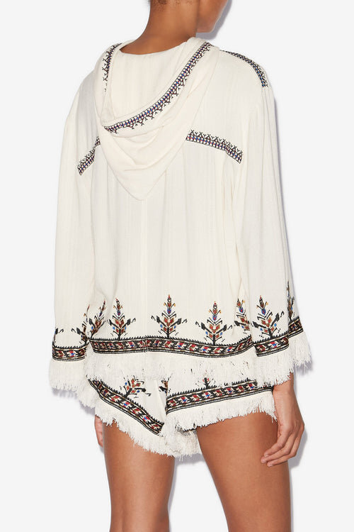 Kameya Embroidered Gauze Top Kameya Embroidered Gauze Top
