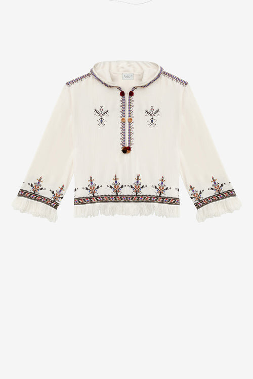 Kameya Embroidered Gauze Top Kameya Embroidered Gauze Top