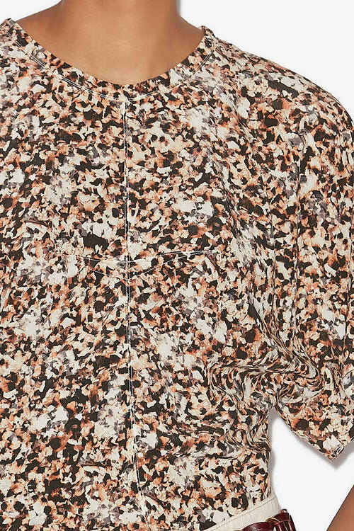 Karlita Printed Silk Top Karlita Printed Silk Top